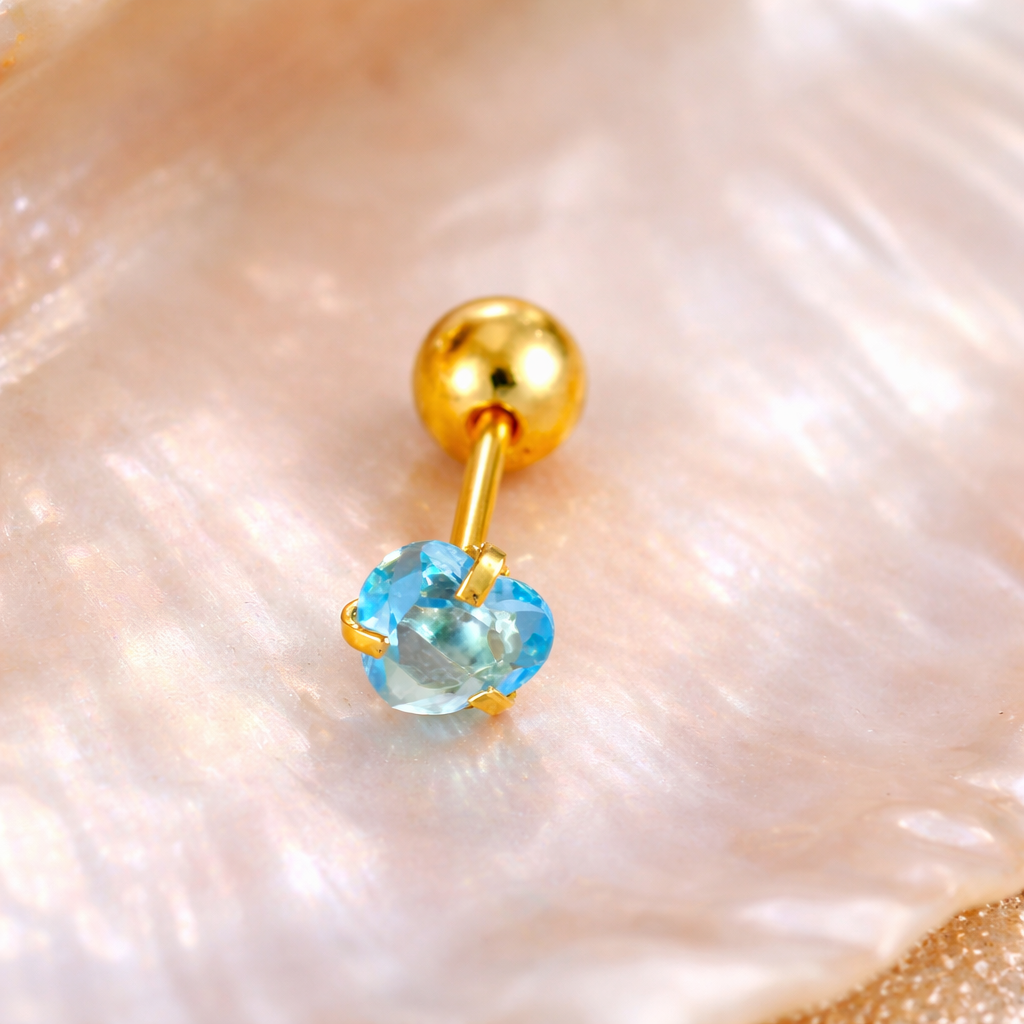 OCEAN HEART - EAR PIERCING