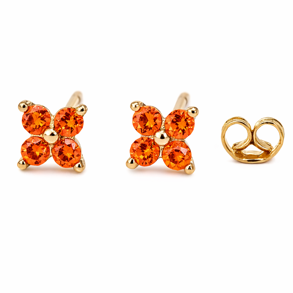 SAFFRON FLOWER - EARRINGS