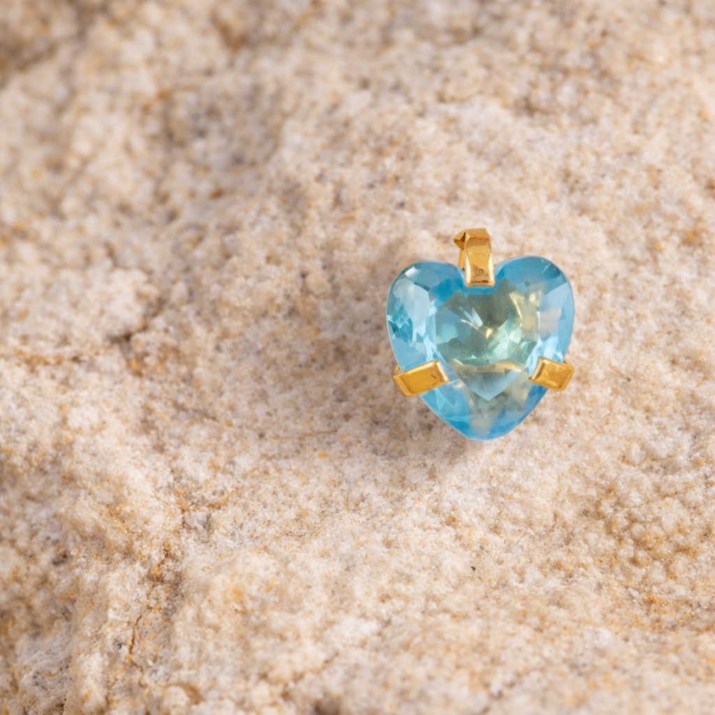 OCEAN HEART - EAR PIERCING
